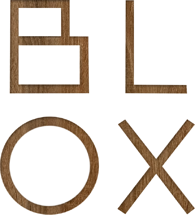 BLOX Präsentationssäule Logo