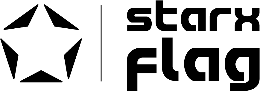 Starx Aufblasbare Eventfahne Logo